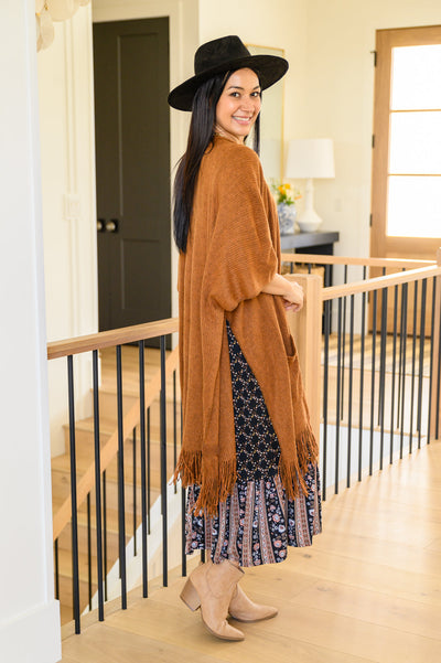 Tell My Story Rib Knit Kimono In Camel Womens Southern Soul Collectives 