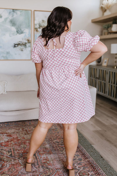 The Moment Checkered Babydoll Dress Womens Southern Soul Collectives 