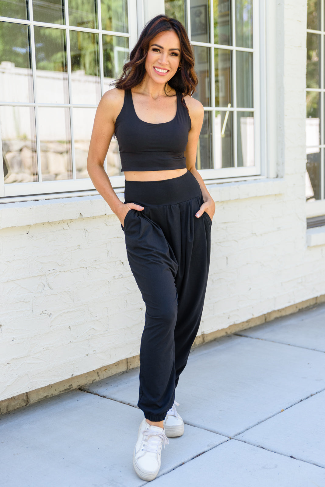 The Motive Slouch Harem Joggers In Black Womens Southern Soul Collectives 