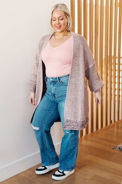 The Way It Was Cardigan in Mauve Womens Southern Soul Collectives