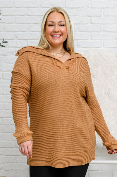 Travel Far & Wide Sweater in Taupe Womens Southern Soul Collectives 