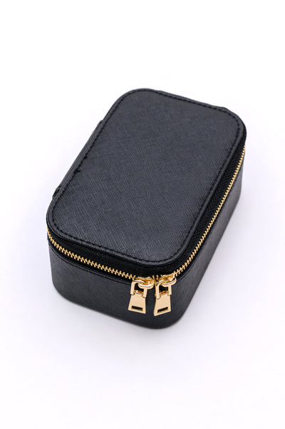 Travel Jewelry Case in Black Womens Southern Soul Collectives