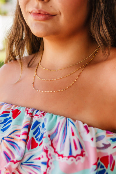 Triple Layered Necklace Womens Southern Soul Collectives 
