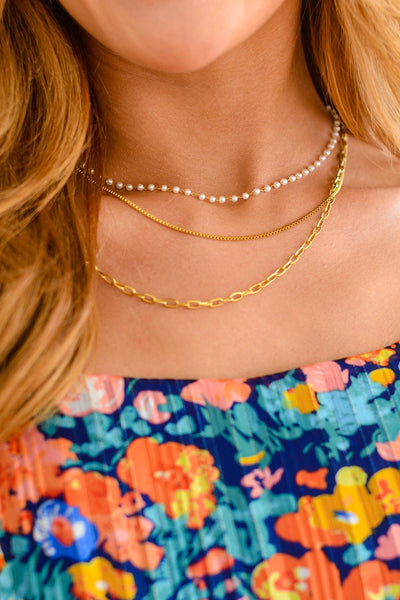 Triple Threat Layered Necklace Womens Southern Soul Collectives 