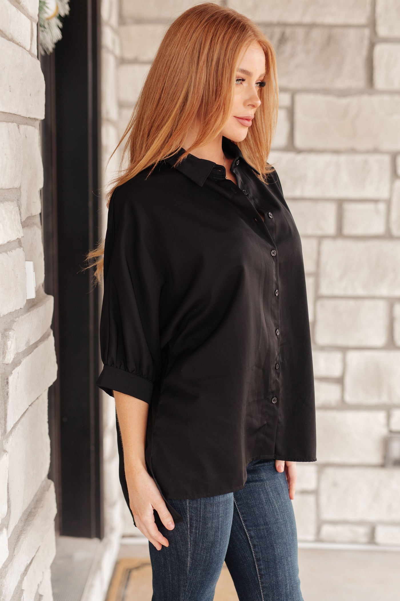 Turned Out Perfect Oversized Button Down Shirt Womens Southern Soul Collectives