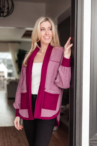 Two Hearts Jacket In Plum Womens Southern Soul Collectives 