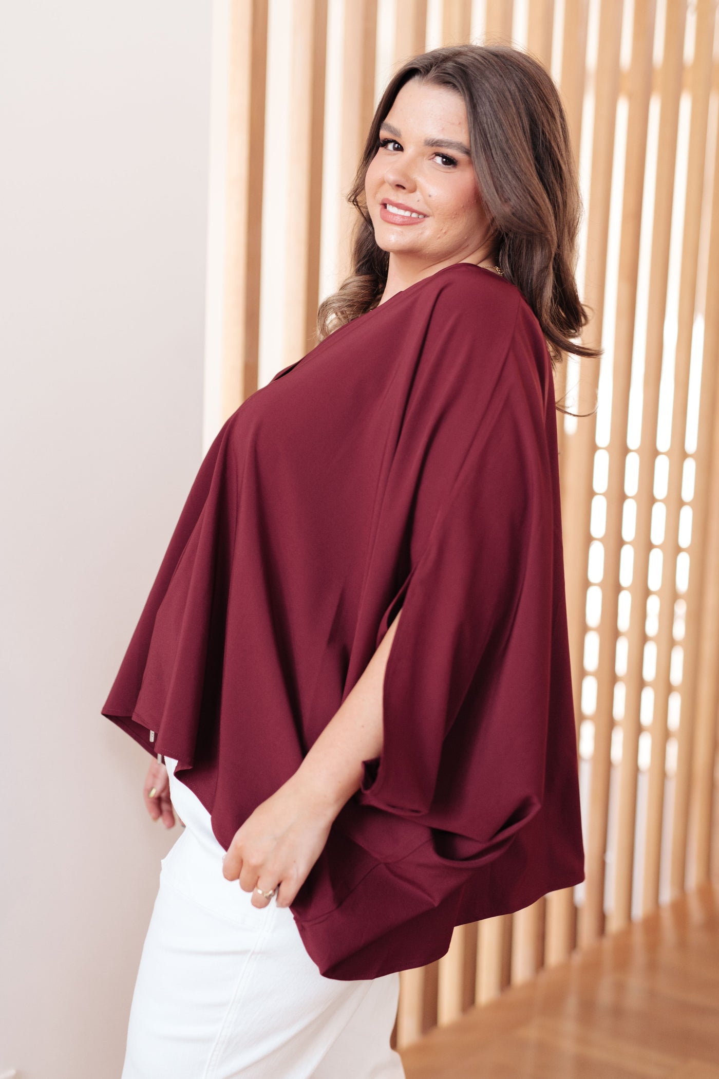 Universal Philosophy Blouse in Wine Womens Southern Soul Collectives