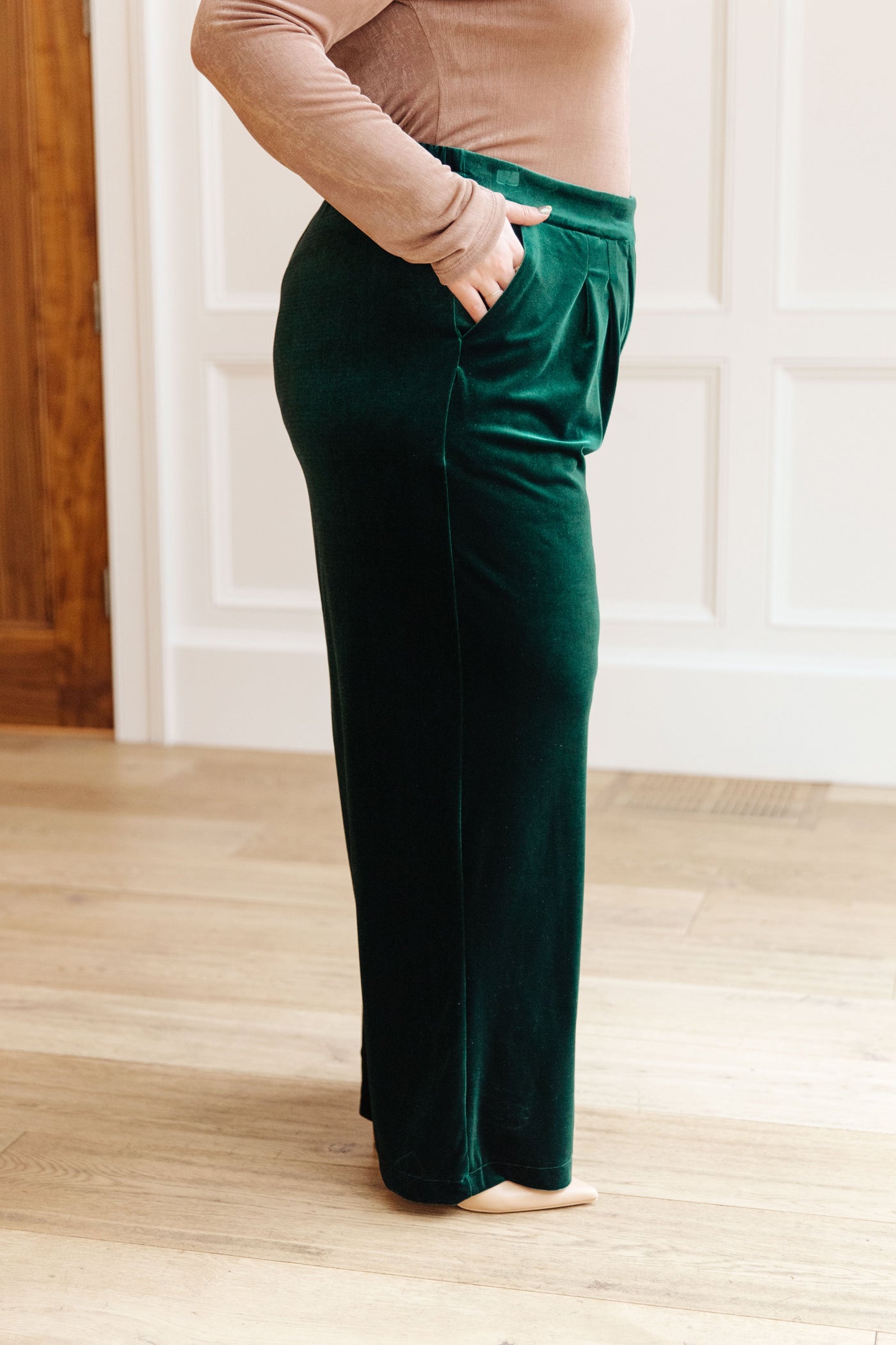 Velvet Elvis Wide Leg Velvet Pants Womens Southern Soul Collectives