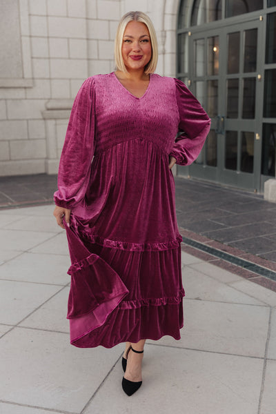 Velvet Flamenco Maxi Dress Womens Southern Soul Collectives