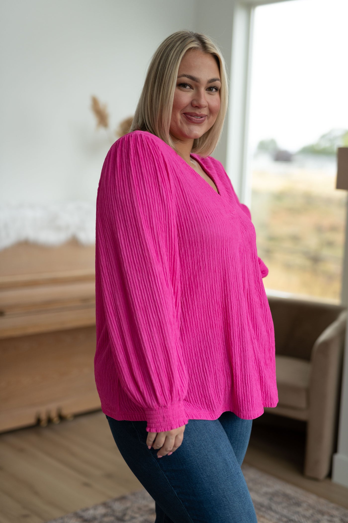 Very Refined V-Neck Blouse - Southern Soul Collectives