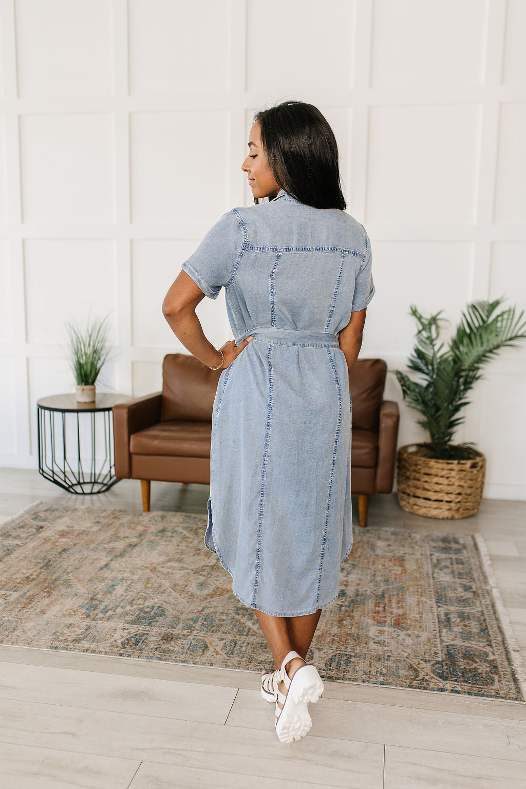 Wait For It Denim Shirtdress Womens Southern Soul Collectives 