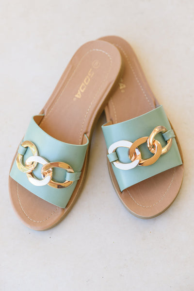 Wander Often Slides in Mint Womens Southern Soul Collectives 