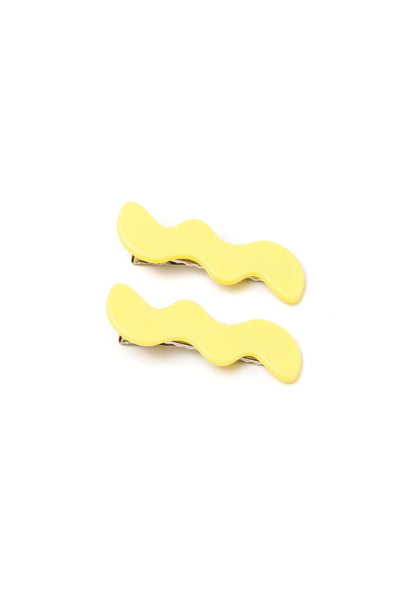 Wavy Clip Set in Yellow Womens Southern Soul Collectives 
