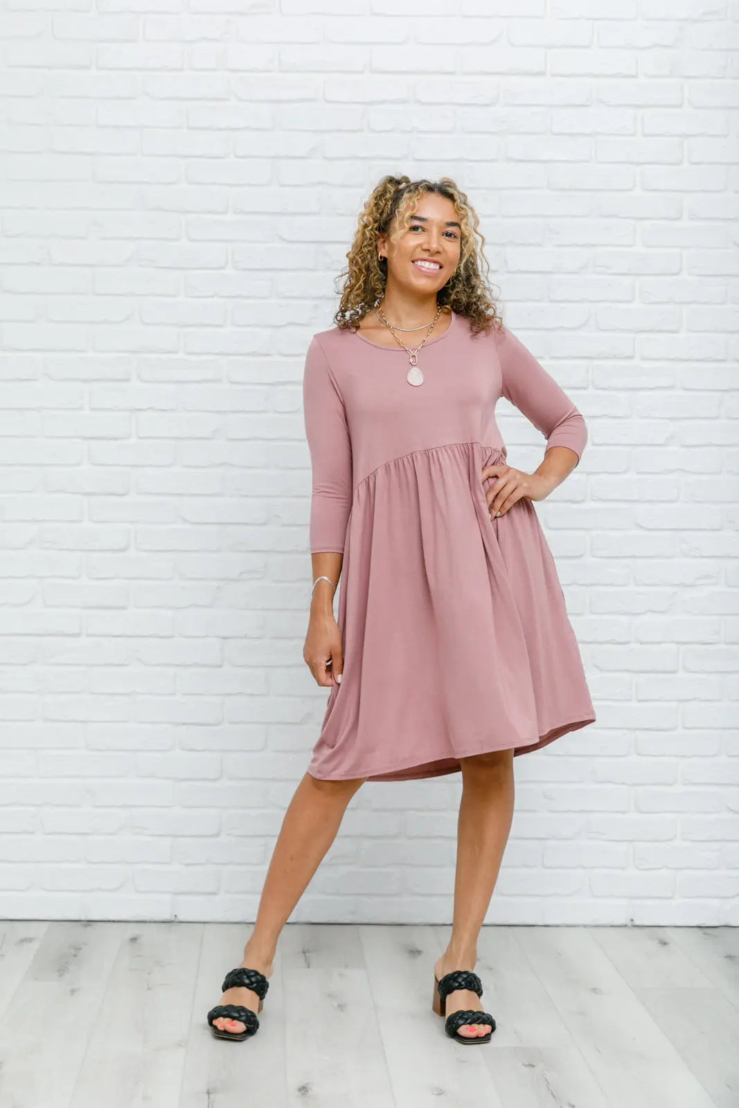 Weekender Dress In Mauve Womens Southern Soul Collectives 