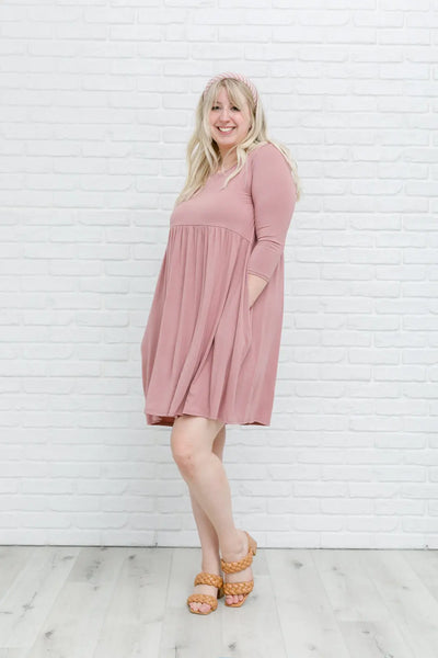 Weekender Dress In Mauve Womens Southern Soul Collectives 