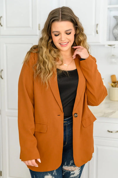 What I Want Classic Blazer In Toffee Womens Southern Soul Collectives 