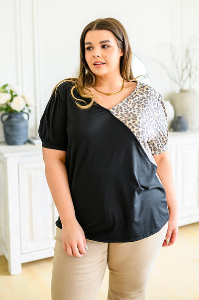 Wild Surprise V-Neck Top Womens Southern Soul Collectives 
