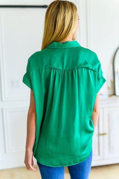 Working On Me Top in Kelly Green Womens Southern Soul Collectives 