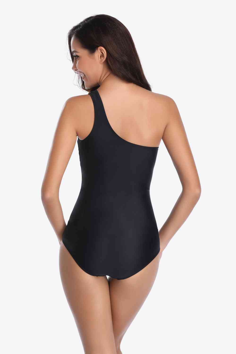 One-Shoulder Sleeveless One-Piece Swimsuit  Southern Soul Collectives