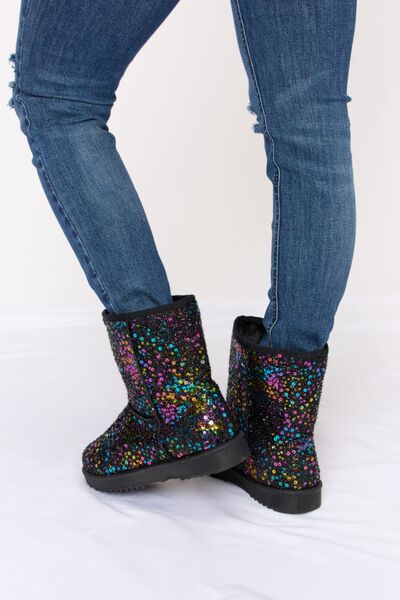 Forever Link Sequin Thermal Flat Boots  Southern Soul Collectives