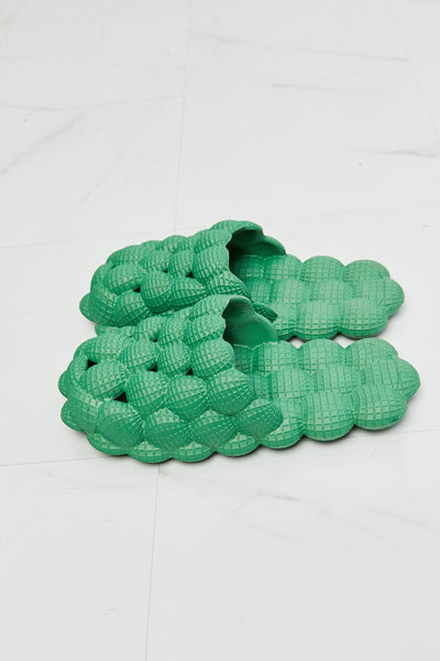 Laid Back Bubble Slides in Green  Southern Soul Collectives 