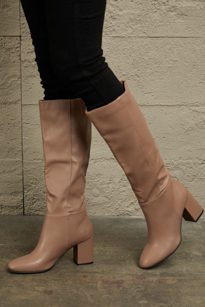 East Lion Corp Block Heel Knee High Boots  Southern Soul Collectives 