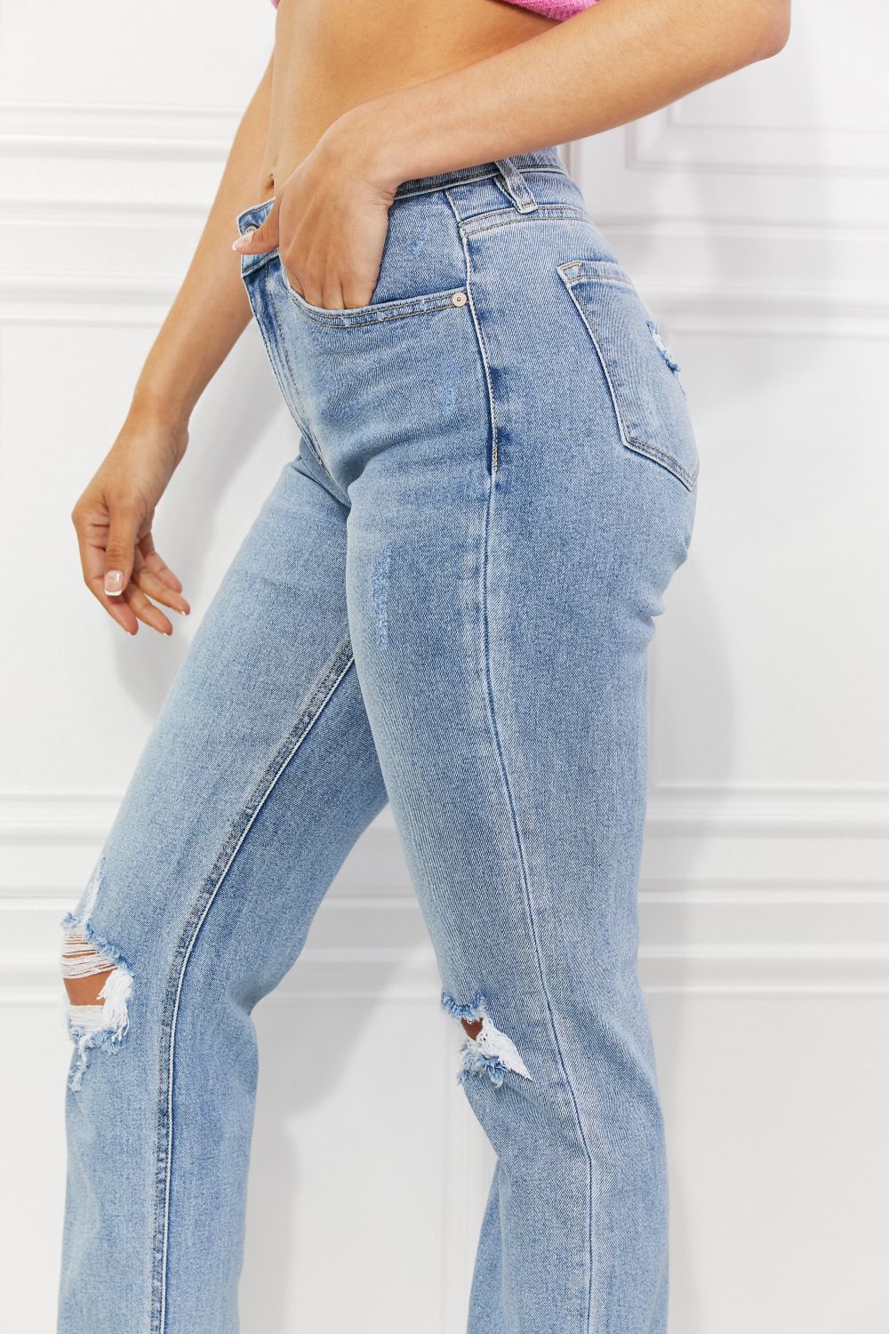Kancan Abby High Rise Slim Straight Jeans  Southern Soul Collectives 