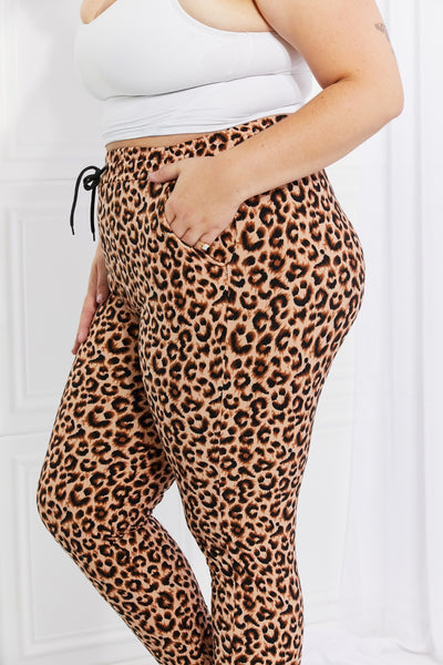 Leggings Depot Spotted Downtown Leopard Print Joggers  Southern Soul Collectives 