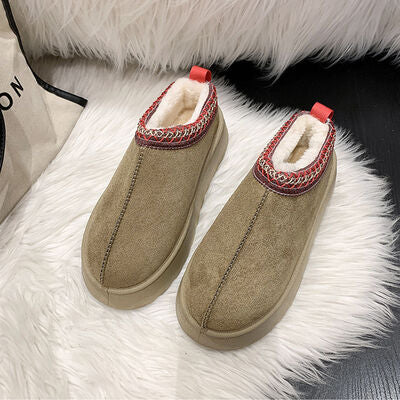 Faux Fur Center-Seam Slippers  Southern Soul Collectives