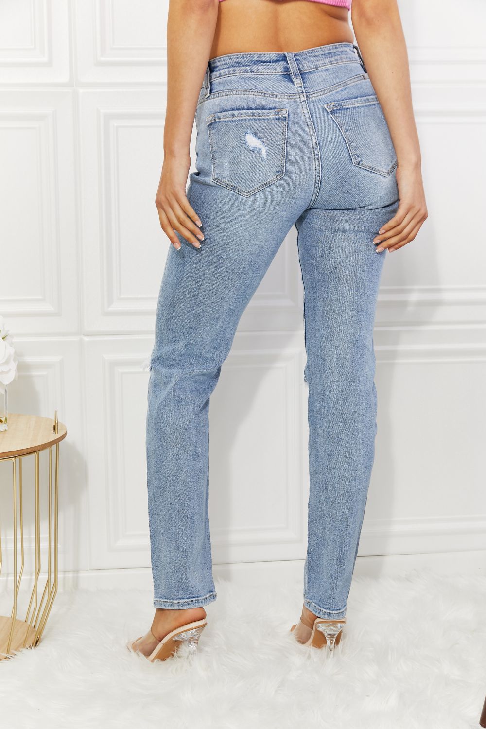 Kancan Abby High Rise Slim Straight Jeans  Southern Soul Collectives 