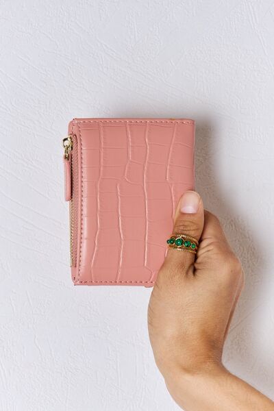 Textured Vegan Leather Mini Wallet in Multiple Colors  Southern Soul Collectives