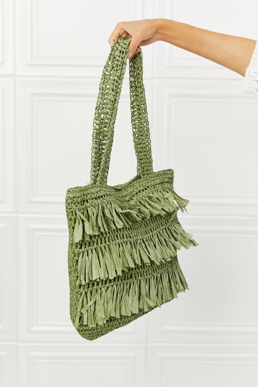 The Last Straw Fringe Straw Tote Bag  Southern Soul Collectives 