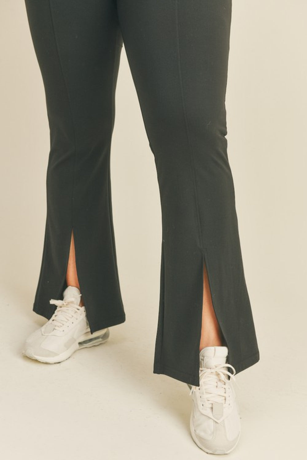 Kimberly C Slit Flare Leg Pants in Black  Southern Soul Collectives 