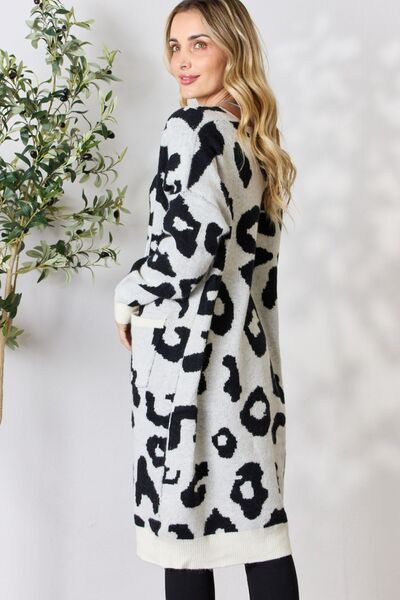 BiBi Leopard Open Front Cardigan  Southern Soul Collectives