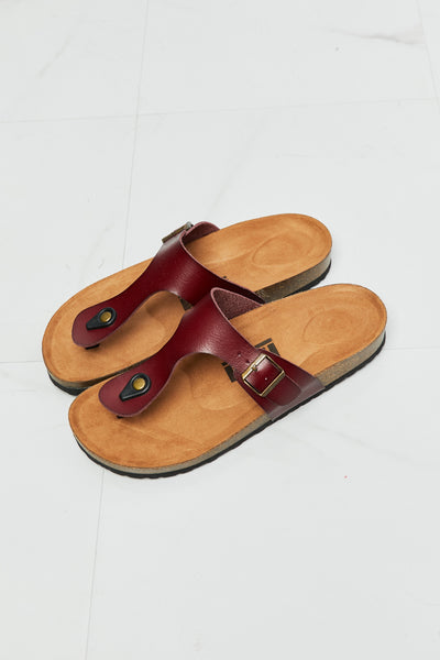 MMShoes Drift Away T-Strap Flip-Flop in Brown  Southern Soul Collectives 