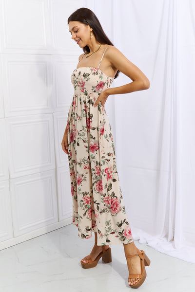 OneTheLand Hold Me Tight Sleevless Floral Maxi Dress in Pink  Southern Soul Collectives 
