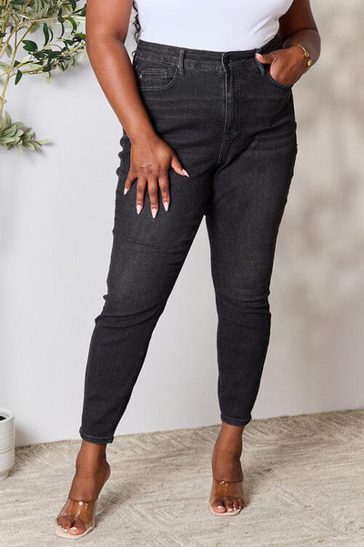 Judy Blue High Waist Denim Jeans in Black - Southern Soul Collectives