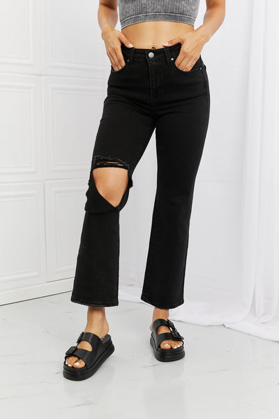 RISEN Full Size Yasmin Relaxed Distressed Jeans  Southern Soul Collectives 