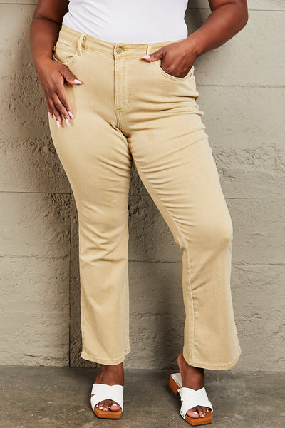 Judy Blue Cailin Full Size Mid Rise Garment Dyed Bootcut Jeans  Southern Soul Collectives 