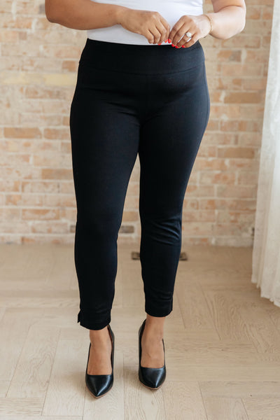Magic Ankle Crop Skinny Pants in Black Bottoms Southern Soul Collectives