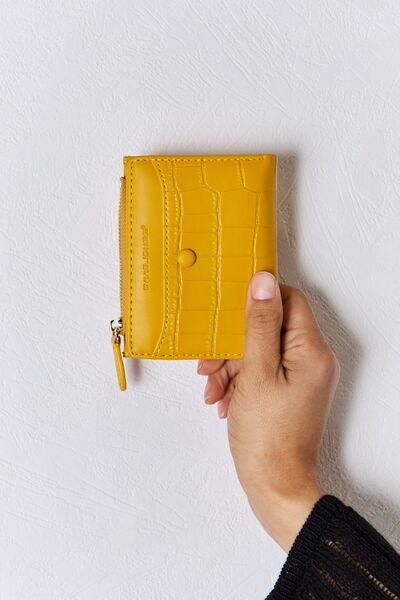 Textured Vegan Leather Mini Wallet in Multiple Colors  Southern Soul Collectives