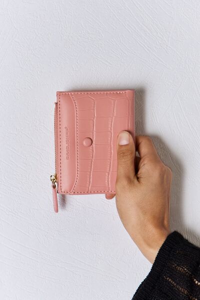 Textured Vegan Leather Mini Wallet in Multiple Colors  Southern Soul Collectives