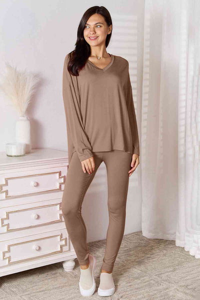 Baby Soft V-Neck Soft Long Sleeve Top and Pants Lounge Set in Multiple Colors  Southern Soul Collectives