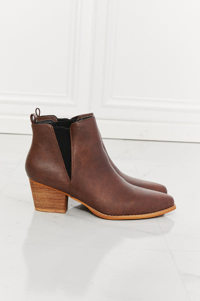 Back At It Point Toe Bootie in Chocolate  Southern Soul Collectives 