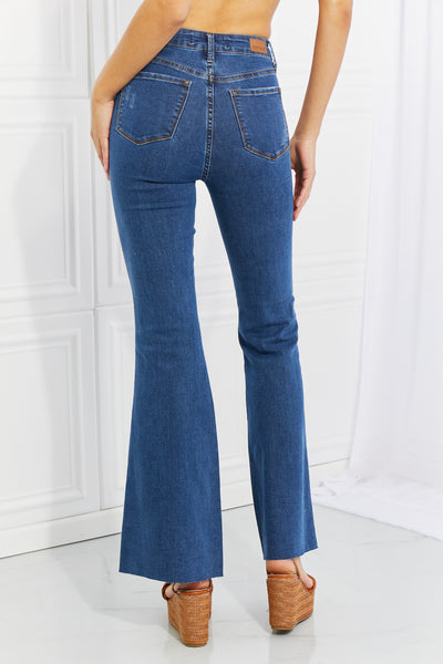 Judy Blue Ava Cool Denim Tummy Control Flare  Southern Soul Collectives 